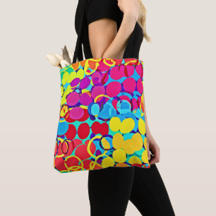 Bolso De Tela Patrón de diseño y espectro de Moda colorido