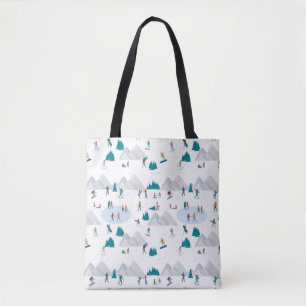 Bolso De Tela Patrón de diversión de vacaciones en deportes de i