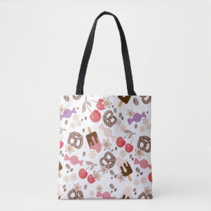 Bolso De Tela Patrón de Dulces y Salados