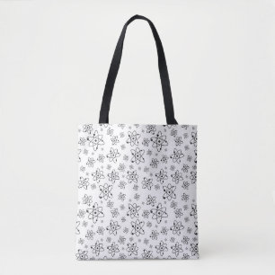 Bolso De Tela Patrón de edad atómica retro de átomos