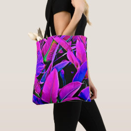 Bolso De Tela Patrón de elegancia de follaje radiante