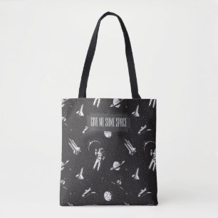 Bolso De Tela Patrón de espacio