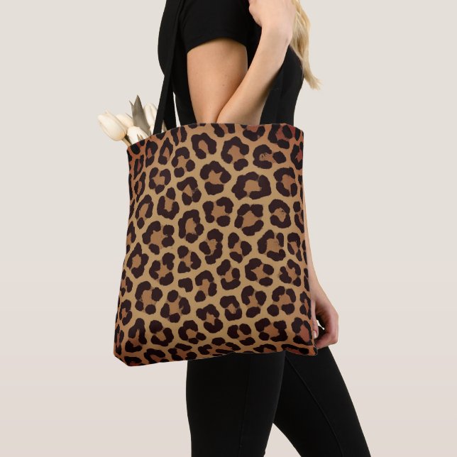 Bolso De Tela Patrón de estampado de leopardo (Detalle)