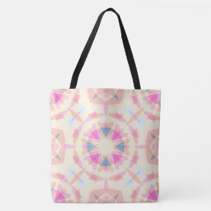 Bolso De Tela Patrón de Estrella Azul Rosa Caprichoso Decoración