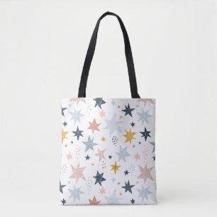 Bolso De Tela Patrón de estrella divertida