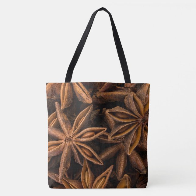 Bolso De Tela Patrón de estrellas de anís (Anverso)