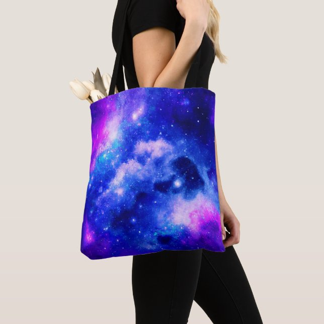 Bolso De Tela Patrón de exploración vibrante de nebulosa (Detalle)