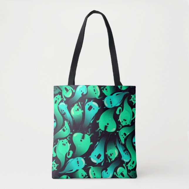 Bolso De Tela Patrón de fantasma (Anverso)