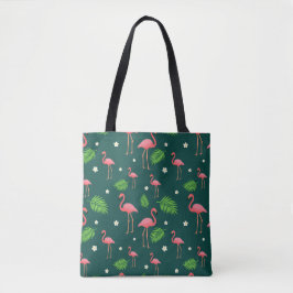 Bolso De Tela Patrón de Flamenco Tropical