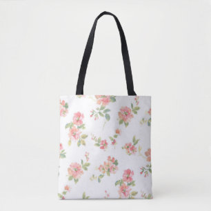 Bolso De Tela Patrón de flor