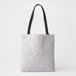 Bolso De Tela Patrón de flor de nomeolvides