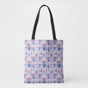Bolso De Tela Patrón de flor Iris