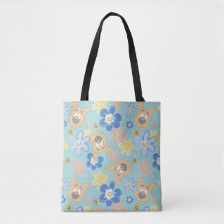 Bolso De Tela Patrón de flor Scooby-Doo de Cuppy