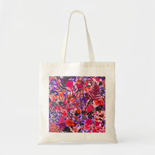 Bolso De Tela Patrón de flores cortas