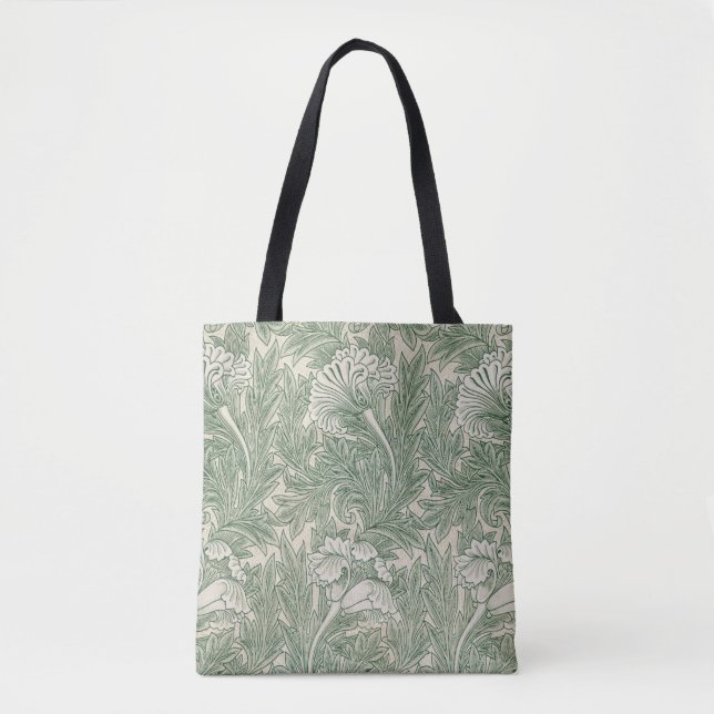 Bolso De Tela Patrón de flores, William Morris (Anverso)