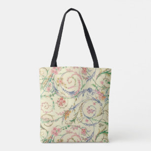 Bolso De Tela Patrón de florituras florentinas italianas
