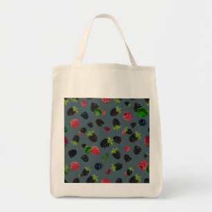 Bolso De Tela Patrón de frambuesa 2