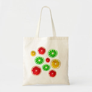 Bolso De Tela Patrón de fruta colorida en verano