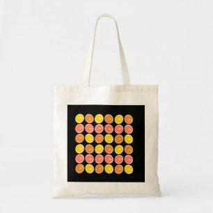 Bolso De Tela Patrón de fruta de limón con caramelo de cítricos 