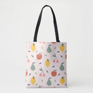 Bolso De Tela Patrón de frutas de corte