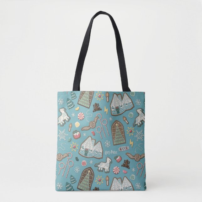 Bolso De Tela Patrón de galleta de Navidad de HARRY POTTER™ HOGW (Anverso)