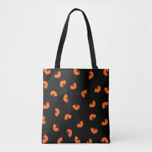 Bolso De Tela Patrón de gato naranja