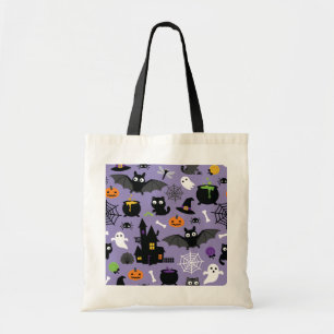 Bolso De Tela Patrón de Halloween