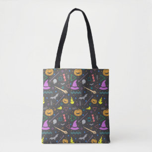 Bolso De Tela Patrón de Halloween