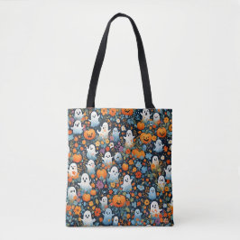 Bolso De Tela Patrón de Halloween fantasma