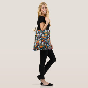 Bolso De Tela Patrón de Halloween fantasma
