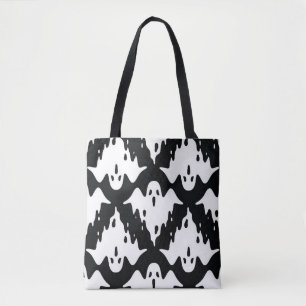 Bolso De Tela Patrón de Halloween Ghost Spooky Seamless