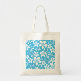 BOLSO DE TELA PATRÓN DE HAWAII AZUL EN AZUL