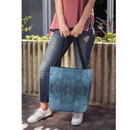 Bolso De Tela Patrón de hielo psicodélico