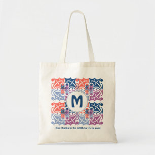 Bolso De Tela Patrón de HOAF colorido Monograma Escritura