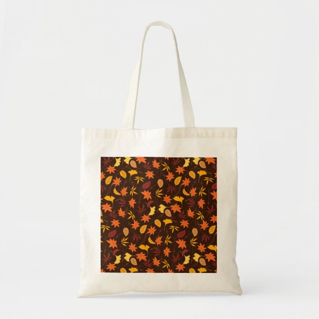 Bolso De Tela Patrón de hojas de arce-45947 (Frente)