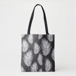 Bolso De Tela Patrón de hojas de palma