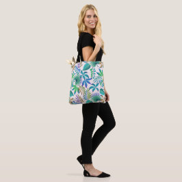 Bolso De Tela Patrón de hojas tropicales