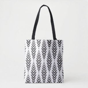 Bolso De Tela Patrón de hueso de arenque para la decoración domé
