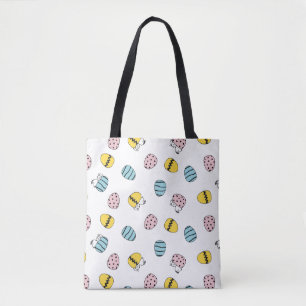 Bolso De Tela Patrón de Huevo de Pascua Snoopy