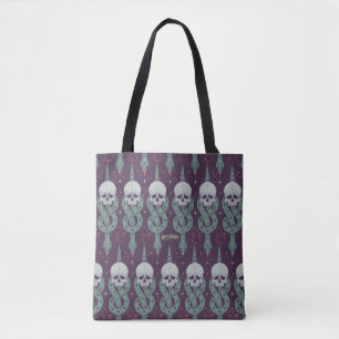 Bolso De Tela Patrón de icono geométrico de la Marca Oscura