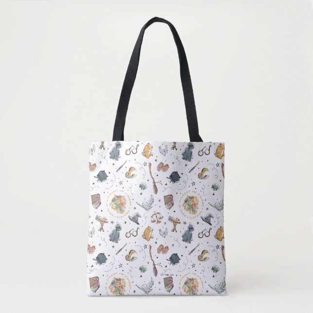 Bolso De Tela Patrón de iconos de HARRY POTTER™ (Anverso)