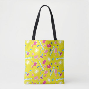 Bolso De Tela Patrón de iconos Neon FRIENDS™