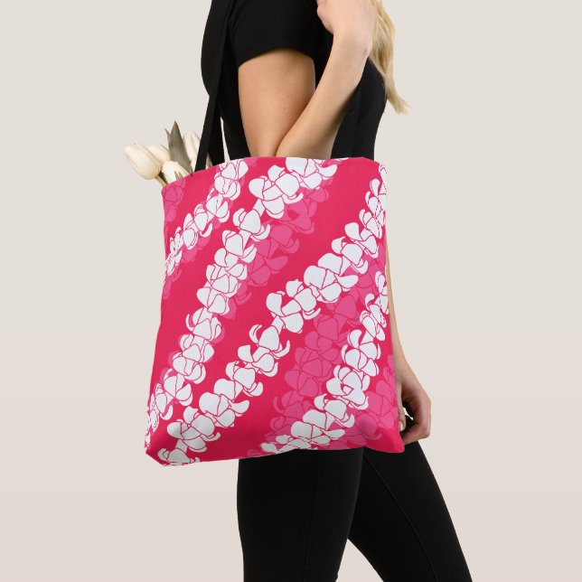 Bolso De Tela Patrón de impresión de Ahaha en Puakenikeni (Detalle)