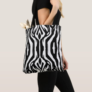 Bolso De Tela Patrón de impresión de cebra Guay Personalizado si