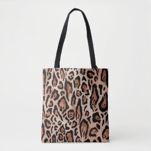 Bolso De Tela Patrón de impresión de leopardo
