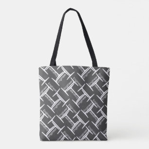 Bolso De Tela Patrón de ingeniero de haz de acero