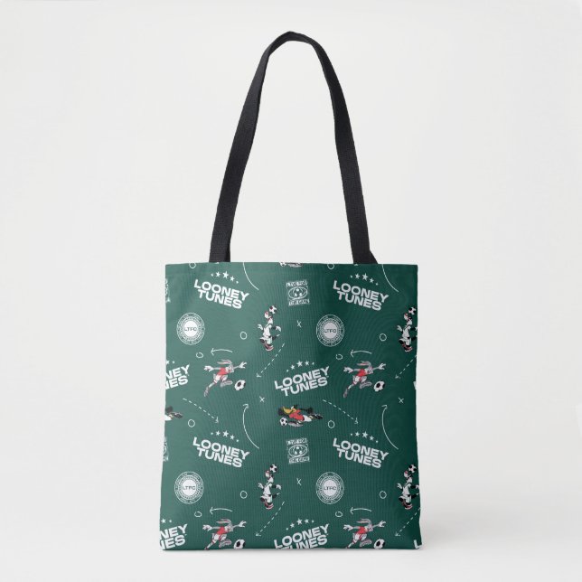 Bolso De Tela Patrón de jugada de fútbol LOONEY TUNES™ (Anverso)