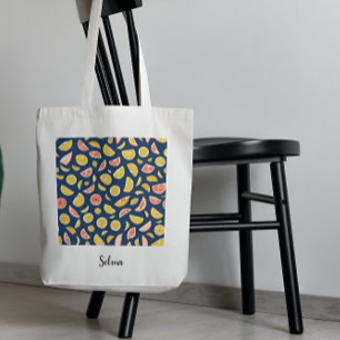 Bolso De Tela Patrón de jugosos limones Tote Bag