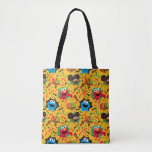 Bolso De Tela Patrón de Kwanzaa de Plaza Sésamo
