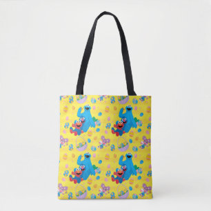 Bolso De Tela Patrón de la cesta de Semana Santa de Plaza Sésamo